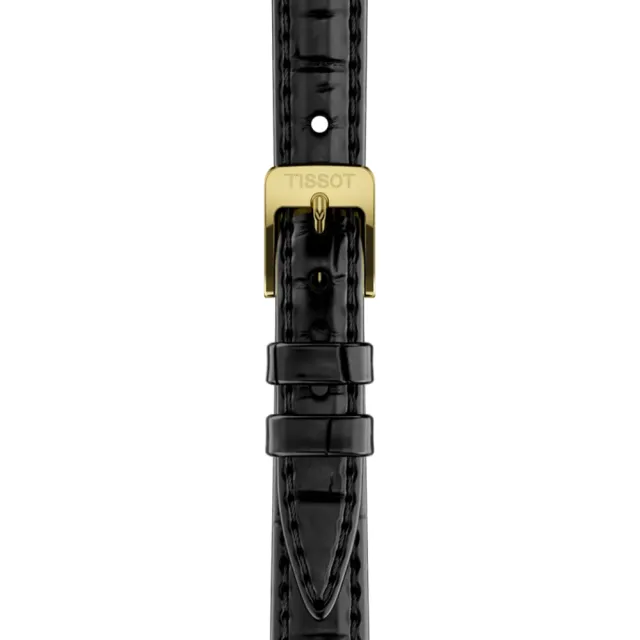 【TISSOT 天梭】SRV系列 復古經典方形珍珠貝石英錶-30mm/金 送禮 禮物(T1601103612600)