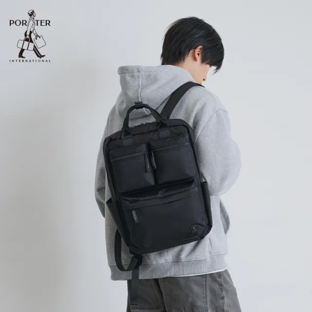 【PORTER INTERNATIONAL】高效整備LIBERAL後背包(黑)