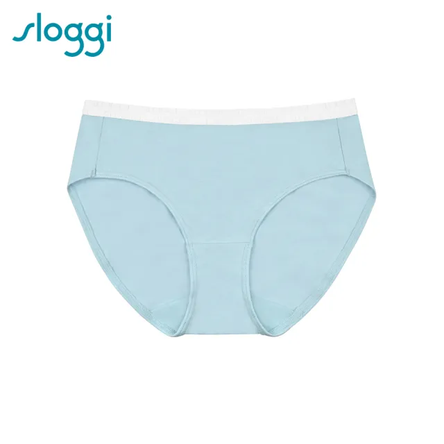 【sloggi】sloggi-GO VIVID EVERYDAY有機棉系列小褲(晨空藍)