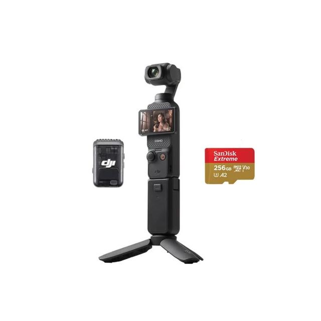 【DJI】Osmo Pocket 3全能套裝+記憶卡 手持口袋攝影機/相機 ｜1英吋CMOS｜旗艦畫質(聯強國際貨)