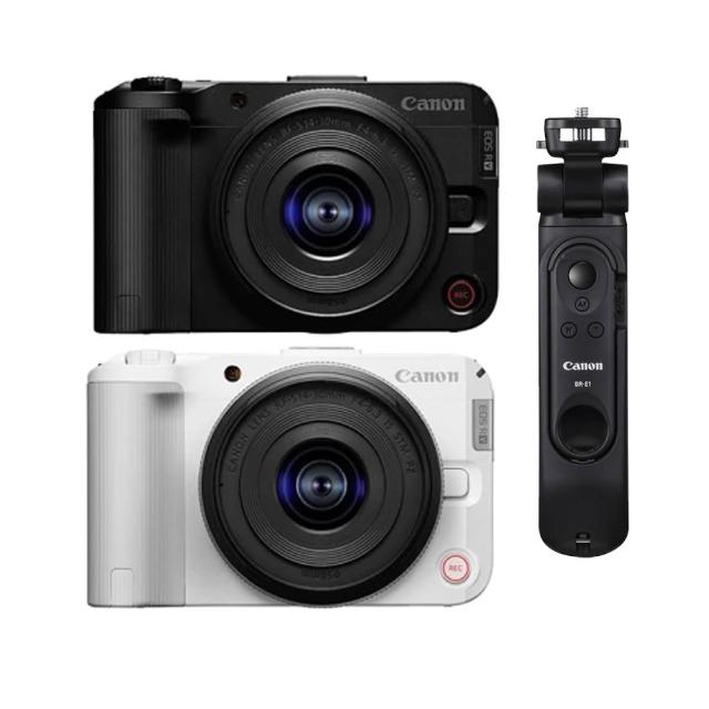 【Canon】EOS R50 V RF-S14-30mm F4-6.3 IS STM PZ + HG-100TBR三腳架手把 (公司貨)