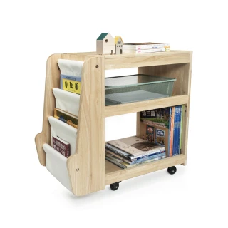 【愛兒館】多功能行動書櫃-校車款(書包櫃 兒童書櫃 兒童收納)