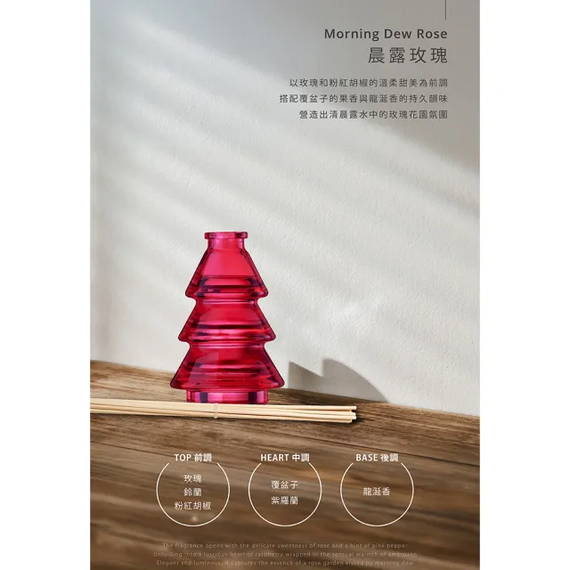 【Naturero 植淨林】森林小樹居家擴香80ML(任選-晨露玫瑰/橘野清溪/草原晨曦)