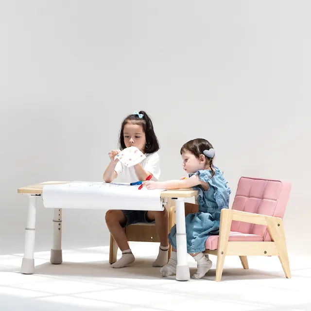 【愛兒館 ilovekids】幼童萬用桌_實木桌面(兒童遊戲桌 茶几 桌面最高44公分)