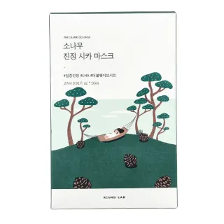 【roundlab】青松積雪草舒緩面膜27ml 10入