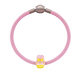 【Just Gold 鎮金店】三麗鷗 My Melody-蛋糕 黃金串珠