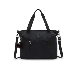 【KIPLING官方旗艦館】率性曜石黑拉桿旅行袋-JAYLA