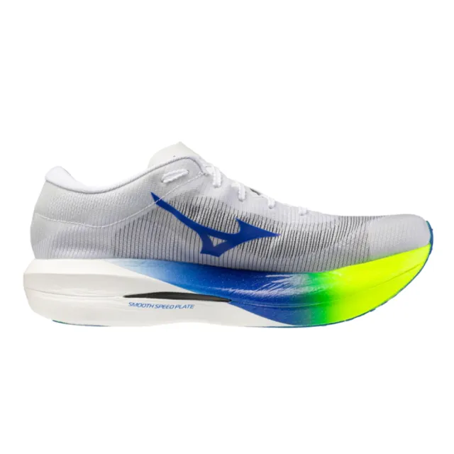 【MIZUNO 美津濃】HYPERWARP PURE 男款 馬拉松鞋 路跑鞋 J1GC267001 極光白 閃電黃 碳纖維板 競速