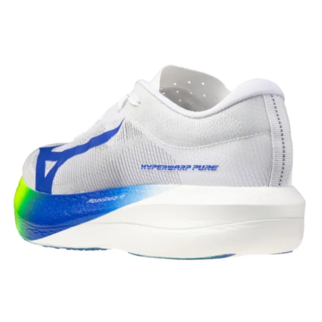【MIZUNO 美津濃】HYPERWARP PURE 男款 馬拉松鞋 路跑鞋 J1GC267001 極光白 閃電黃 碳纖維板 競速