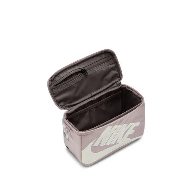 【NIKE 耐吉】斜背包 小包 運動包 迷你鞋盒 NK MINI SHOEBOX CROSSBODY 粉藕 FN3059-019