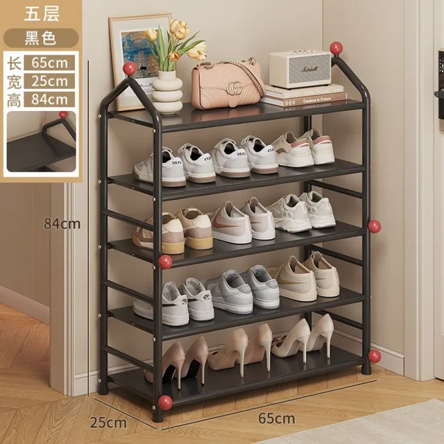 【Quality 聚家】收納鞋櫃 外樓道鞋櫃 家用多層鞋櫃 三層（63*25*50CM）(大容量儲物 層板可拆卸 佔地小)