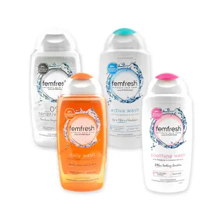 【femfresh 芳芯】弱酸性植萃複方溫和潤澤護理私密肌潔膚露250ml/瓶(pH值平衡護潔露淨味沐浴乳香氛凝膠)