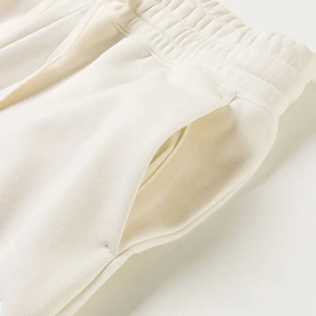 【The North Face】TNF 休閒 運動 長褲 W WIDE LEG KNIT PANT - AP 女 米白(NF0A8F0ZQLI)