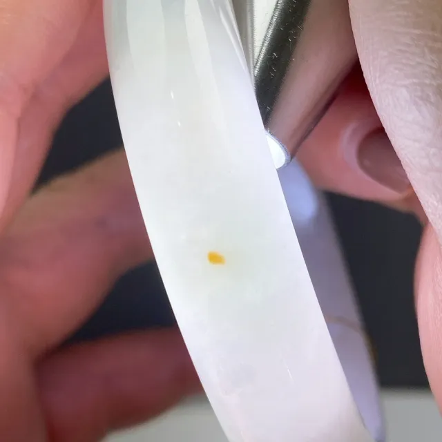 【玉我翡翠】翡翠手鐲 淡春彩撒紅翡平安鐲 手圍19mm M55853 緬甸翡翠(台灣權威認證證書/天然A貨翡翠)