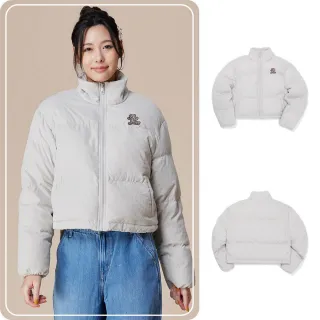 【Lee】女裝 羽絨外套 / 短版立領 80/20 淺卡其 季節性版型(LB515009128)