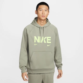 【NIKE 耐吉】長袖上衣 男 帽T 加絨 AS M NK TF PO FLC HOODIE GFX 綠 IF2193-320