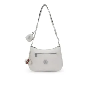 【KIPLING】冷霧灰附小包造型側背包-SHINAE