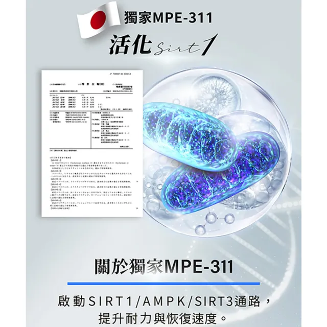 【AmaBios 亞馬生醫】MPE-311靈活粒現1盒(30粒/盒 專利鹿茸多肽萃取)