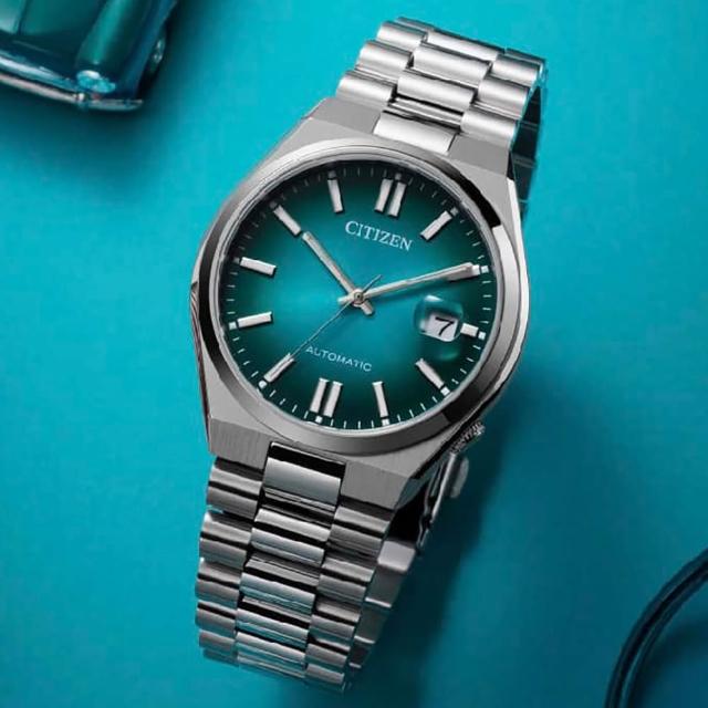 【CITIZEN 星辰】經典紳士時尚自動上鍊機械錶-40mm 情人節 送禮(NJ0151-88X)