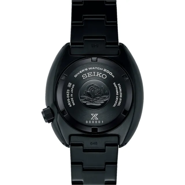【SEIKO 精工】PROSPEX 黑潮夜視鏡 200米潛水機械錶-45m 送禮 禮物(4R36-06Z0SD/SRPK43K1)