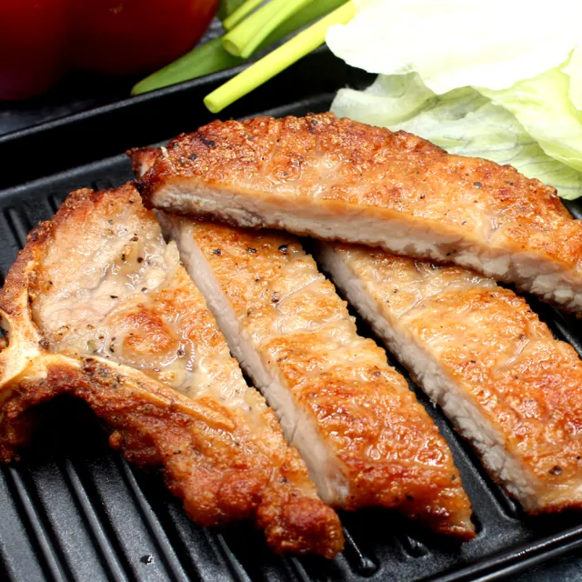 【金園排骨】老店特級厚切排骨80片組(隨貨贈鹽酥雞腿肉1包)