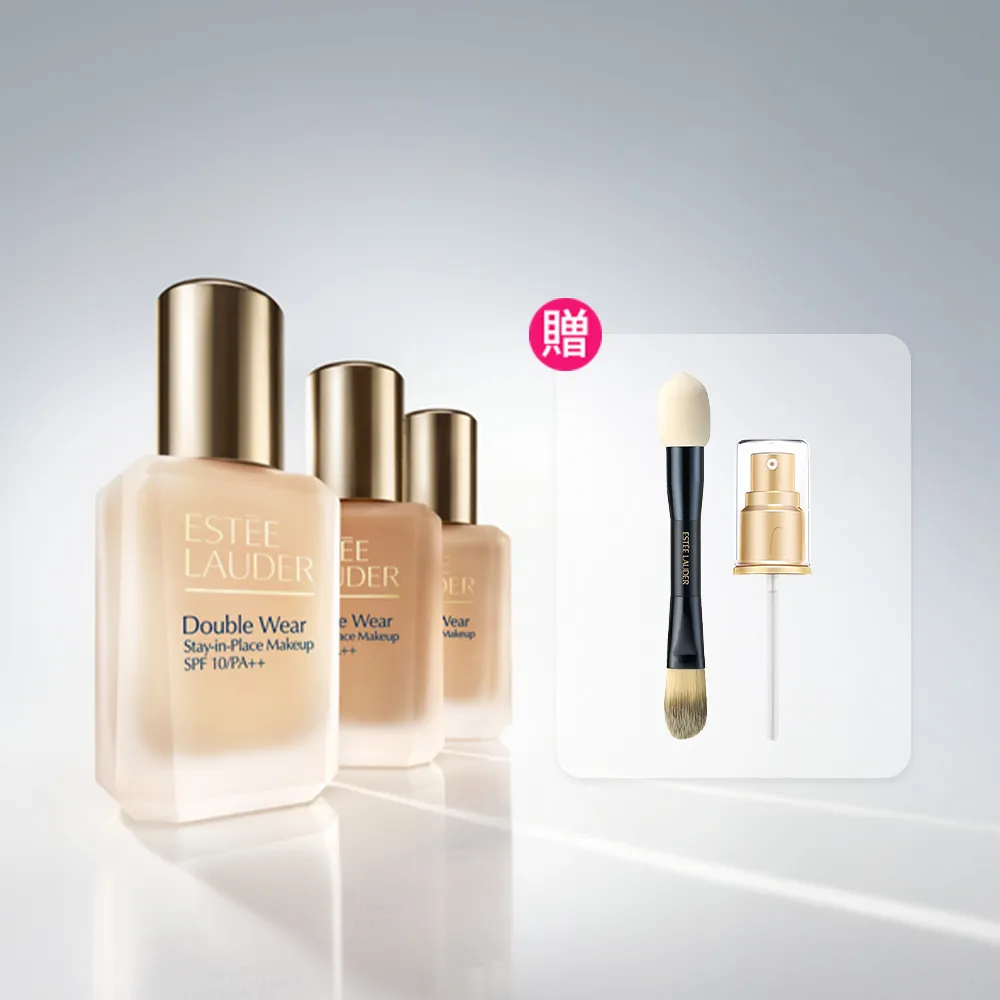 【Estee Lauder 雅詩蘭黛】粉持久完美持妝粉底SPF10/PA++30ml(粉底液/防曬)