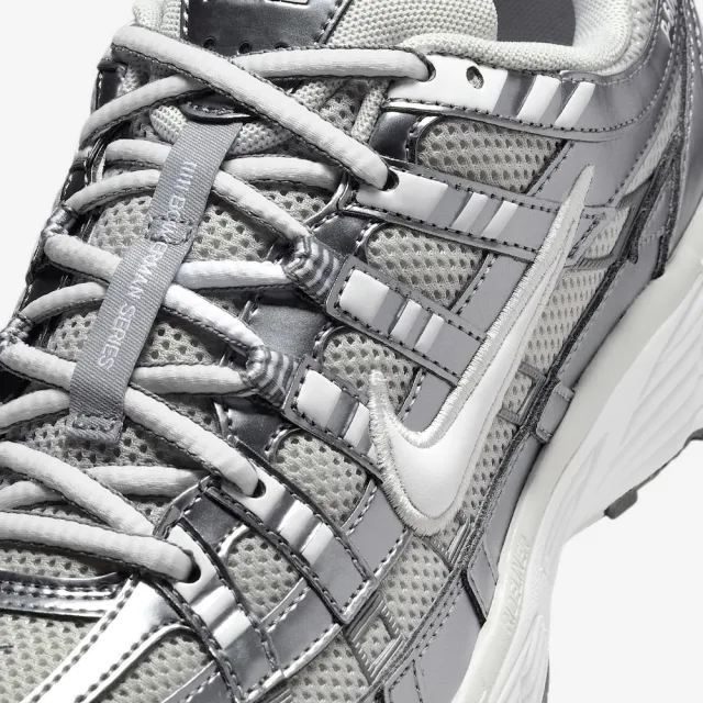 【NIKE 耐吉】W P-6000 運動鞋 休閒鞋 女鞋 耐穿 復古 穿搭 灰銀 IO3496-001
