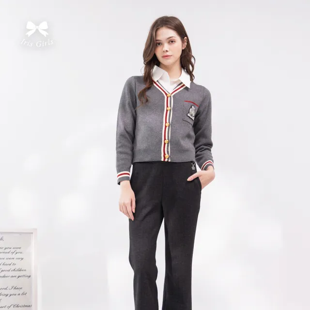 【Iris Girls 艾莉詩】修身格紋長褲-3色(55315)