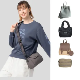 【moz】瑞典 駝鹿 雲朵圓筒包(M)/空氣雲朵包(L)/城市探險斜背包/拚色復古後背包(多款任選)