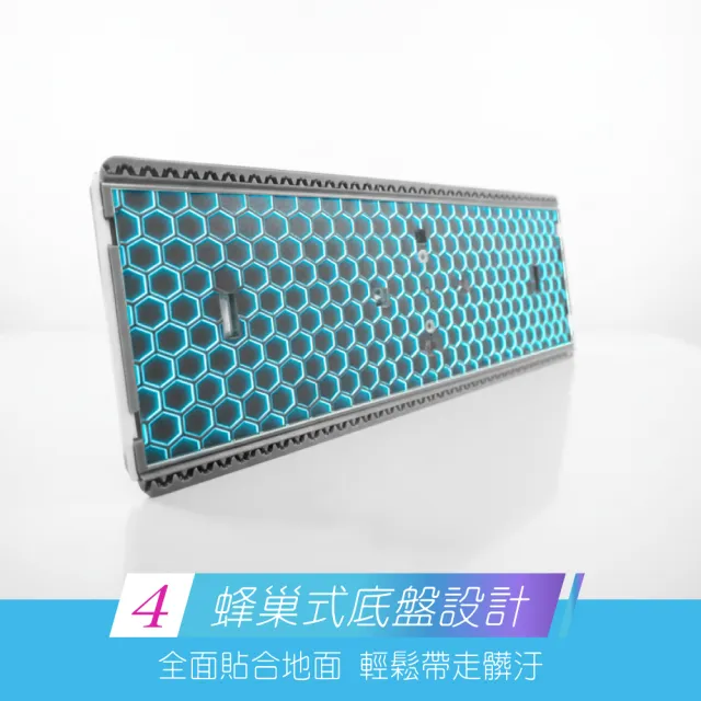 【FL 生活+】加寬加長款 超好夾1秒換布洗臉巾環保拖把(360度萬向加寬面板 132公分加長拖桿 快彈式開啟)