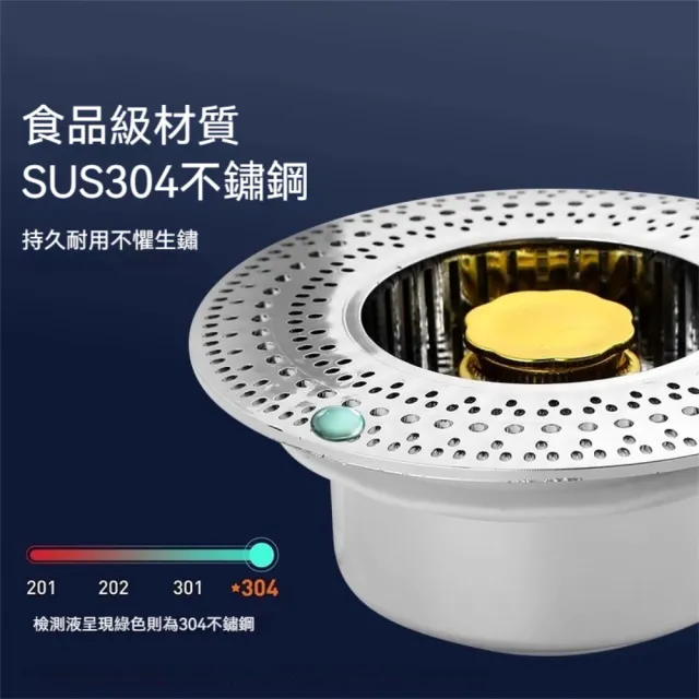 【茉家】按壓彈跳式防臭水槽過濾網(塑膠款1入)