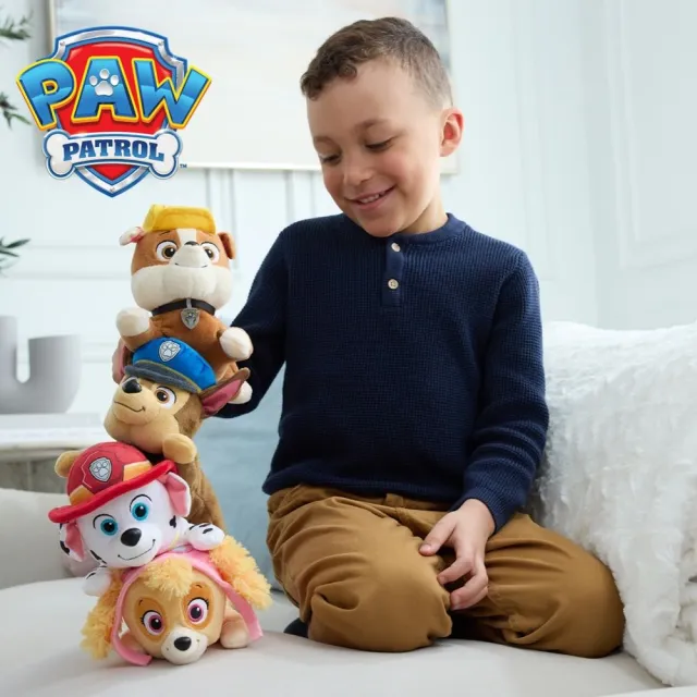 【paw patrol 汪汪隊立大功】帽子頸圈8吋絨毛布偶-多款可選