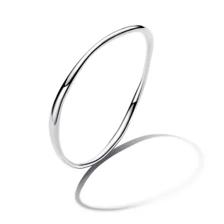 【Pandora 潘多拉】自然流線手環(925銀) (情人節 生日禮物 飾品 流行精品)