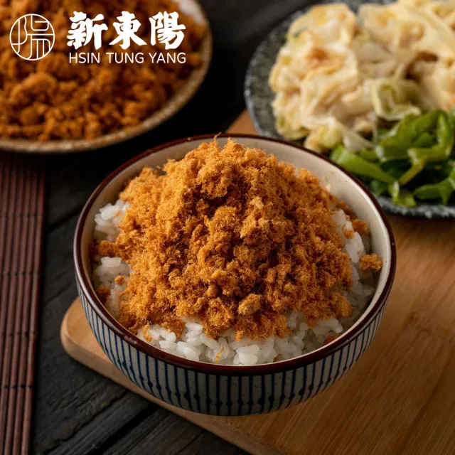【新東陽】古早味精緻豬肉鬆囤貨三入組(235gx2罐+250g×1包)