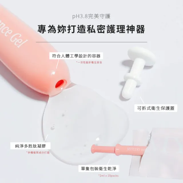 私密水潤美白緊緻多胜肽水光凝露(10入│私密處保養│專利複合多胜肽│私密緊實彈性)