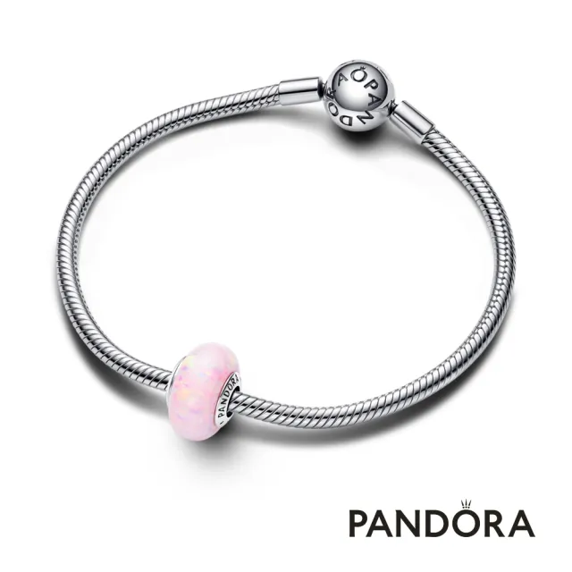 【Pandora 潘多拉】幻彩粉紅串飾