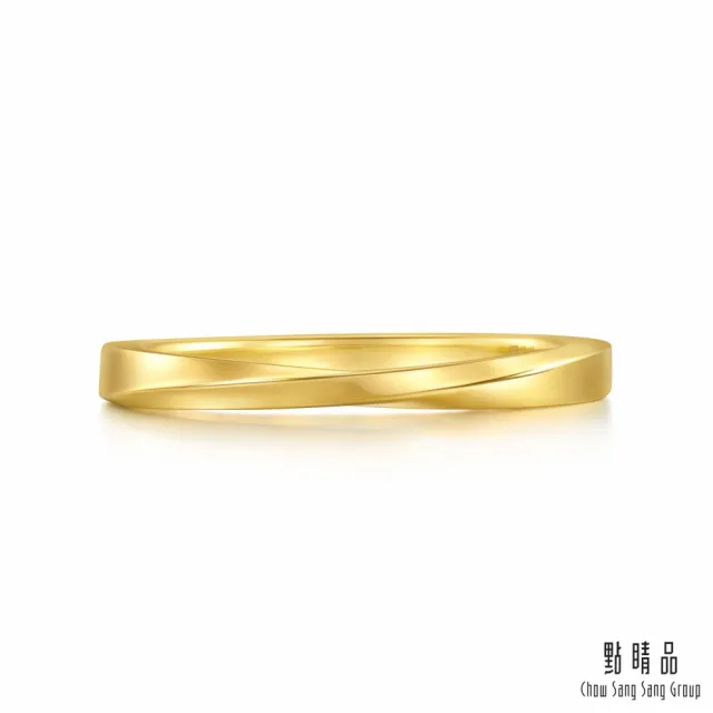 【點睛品】莫比烏斯環 黃金戒指_計價黃金(港圍11號)