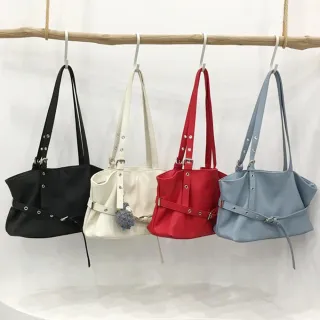 【LEESA】雙11 大容量肩包\通勤包\大包\休閒包\軟包\肩包女\外出包\百搭\高級感\托特包\單肩包\
