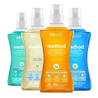 【method 美則】四倍智慧濃縮香水洗衣精(1580ml X4)