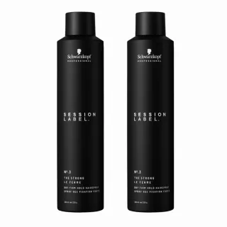 【Schwarzkopf 施華蔻】黑魔髮系列 黑颶風定型噴霧 500ml - 2入組(平輸版)