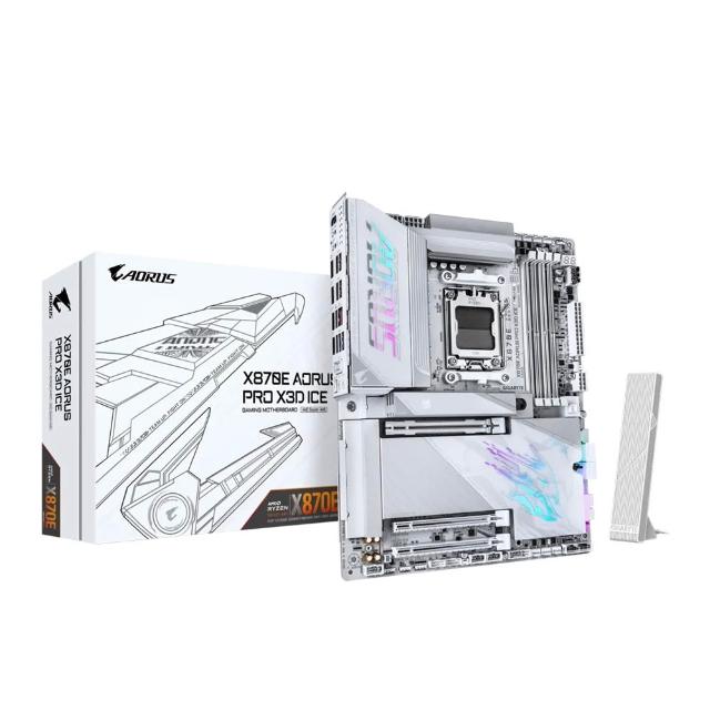 【GIGABYTE 技嘉】X870E AORUS PRO X3D ICE 主機板