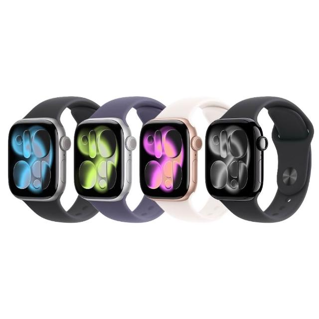 【Apple】Apple Watch S11 GPS 46mm(鋁金屬錶殼配運動錶帶)