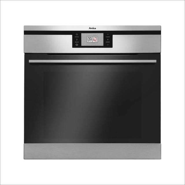 Amica EBI-8980 烤箱全系列搭載先進水自清系統（Aqualytic System），利用高溫蒸氣輕鬆清除油垢汙漬並去除異味，讓清潔變得簡單不費力。內建3D立體旋風風扇與環形加熱器，產生高溫旋風達酥脆烘烤效果，並在4分鐘內快速升溫至150°C。提供10種行程選擇，多樣烘烤模式自由搭配，滿足各種料理需求。ECO省電模式智慧控制，在設定時間前自動調整加熱，節能又環保。Amica EBI-8980 是高效、多功能烤箱首選！