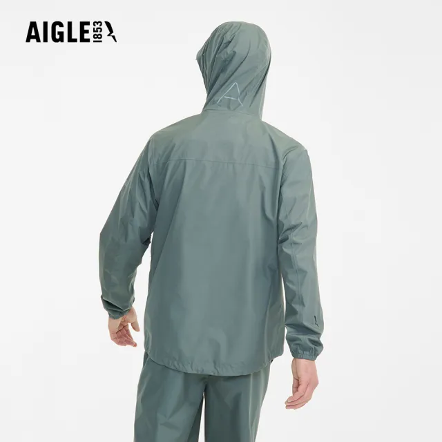 【AIGLE】MTD 防水易收納外套∣AG-FBH27(防水外套 防風 防潑水 輕量 抗UV 防曬外套 女外套 男外套)