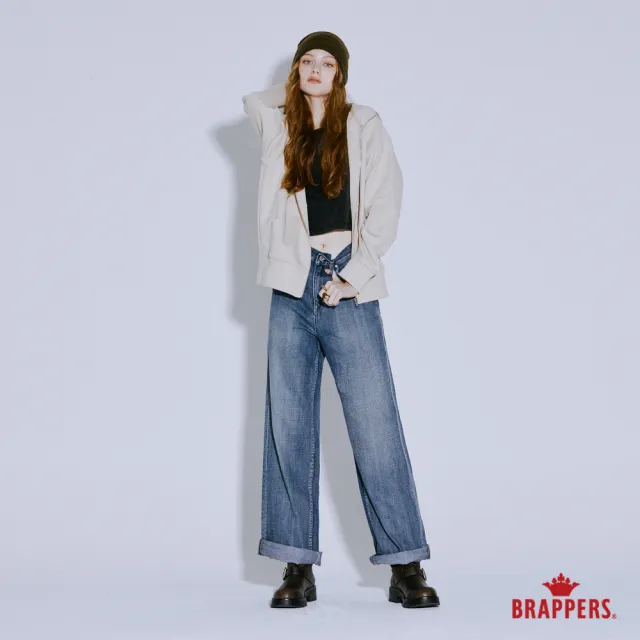 【BRAPPERS】女款 美式休閒連帽外套-卡其