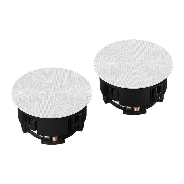 SONOS Sonance SONOS x Sonance嵌入式天花板喇叭,6英寸規格,一對裝,公司貨。採用隱藏式嵌入安裝,提供自然、純淨且均勻覆蓋全室的音效表現。為被動式喇叭,需搭配擴大機(另購)驅動使用。