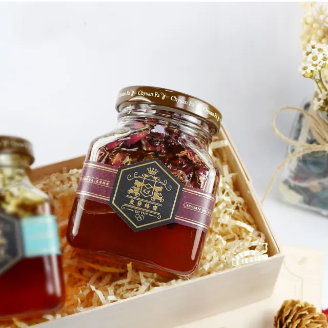【CHYUANFA 泉發蜂蜜】玫瑰蜂蜜醬250g三入 (玫瑰花蜜伴手禮婚禮小物HALAL清真認證)