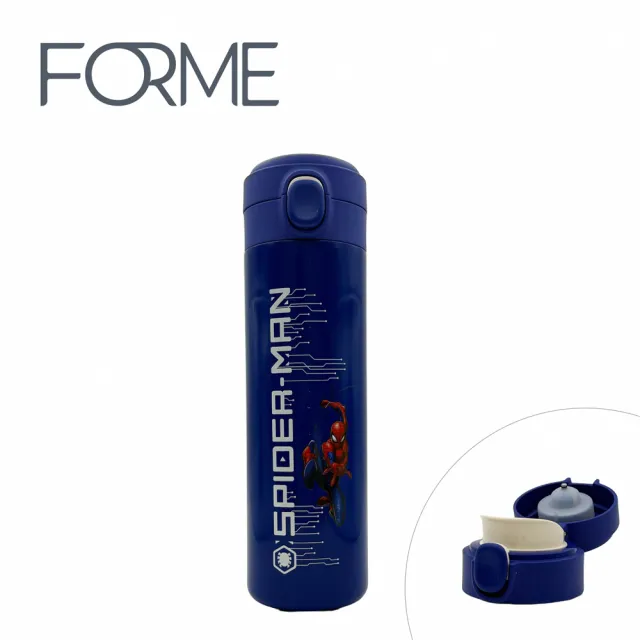 【FORME】迪士尼正版授權感溫不鏽鋼保溫 直飲彈跳隨身杯 500ml 守護杯系列(多款可選 內層316不鏽鋼)