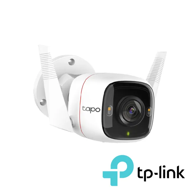 【TP-Link】Tapo C320WS 真2K 400萬畫素戶外WiFi無線網路攝影機/監視器 IP CAM 全彩夜視/IP66防水防塵