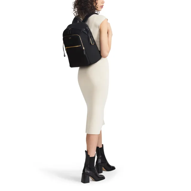 【TUMI】Voyageur Halsey 14 吋筆電都會休閒後背包 - 燕麥色(TUMI 官方旗艦店)